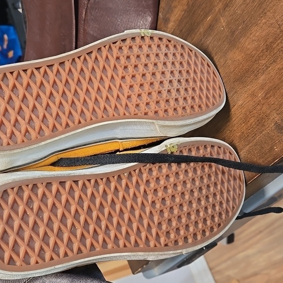 Vans Yellow Suede Canvas Hightops Unisex Mens 8 Womens 9.5 Skater Streetwear - Picture 6 of 8